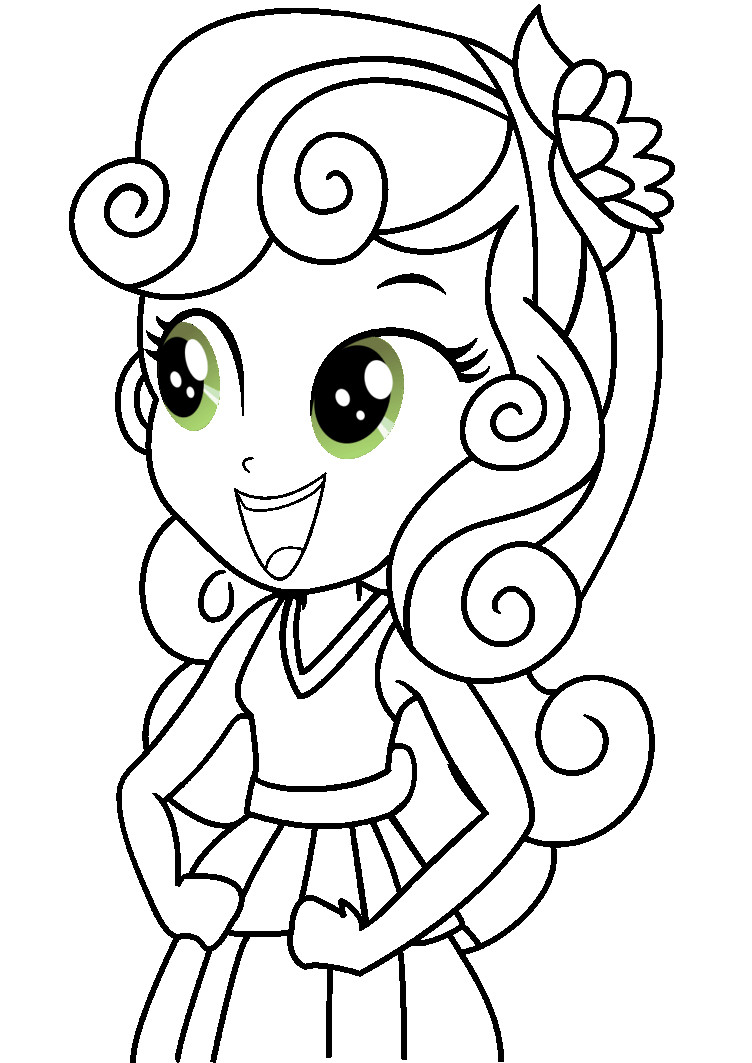 752x1063 Unique Design Equestria Girls Coloring Pages My Little Pony