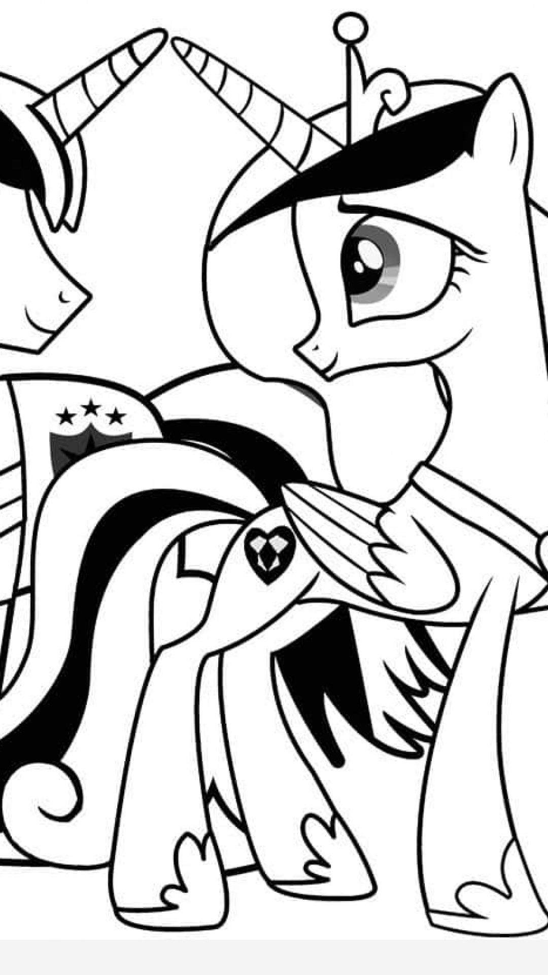 Mlp Friendship Is Magic Coloring Pages