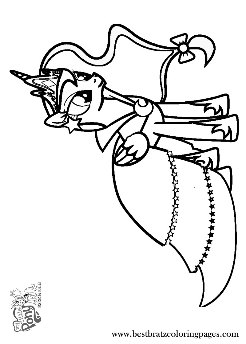 800x1120 My Little Pony Princess Luna 01 Coloring Page Unusual Pages