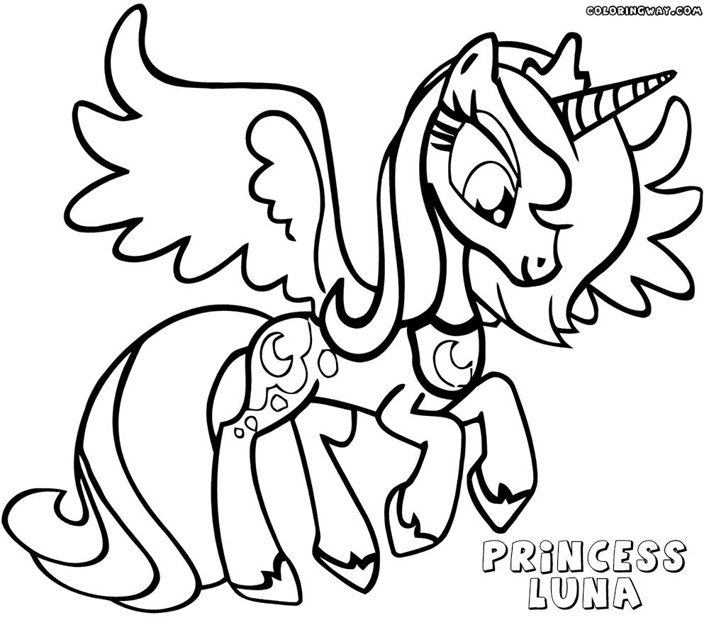 1000x875 Princess Luna Coloring Pages Part 5 Free Resource For Teaching