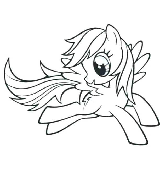 612x649 Rainbow Dash Coloring Pages My Little Pony Coloring Pages Rainbow