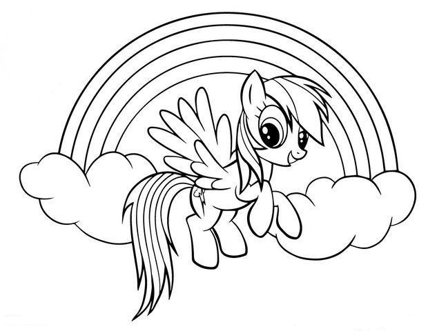620x480 My Little Pony Coloring Pages Rainbow Dash Rainbow Dash Coloring