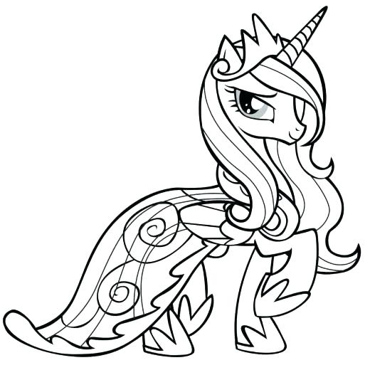 520x520 My Little Pony Rainbow Dash Coloring Pages