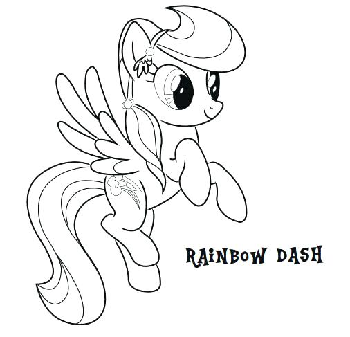 506x487 Coloring Page Of A Rainbow Baby Rainbow Dash Coloring Page My