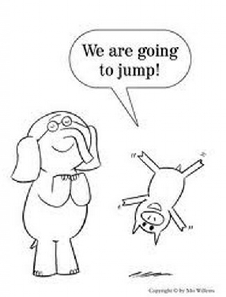 781x1024 Mo Willems Coloring Pages Printable Image Remarkable Elephant
