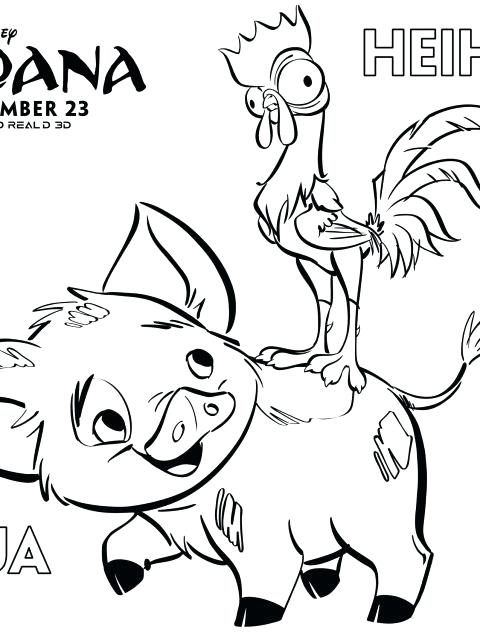 480x640 Moana Coloring Pages Printables Plus 767
