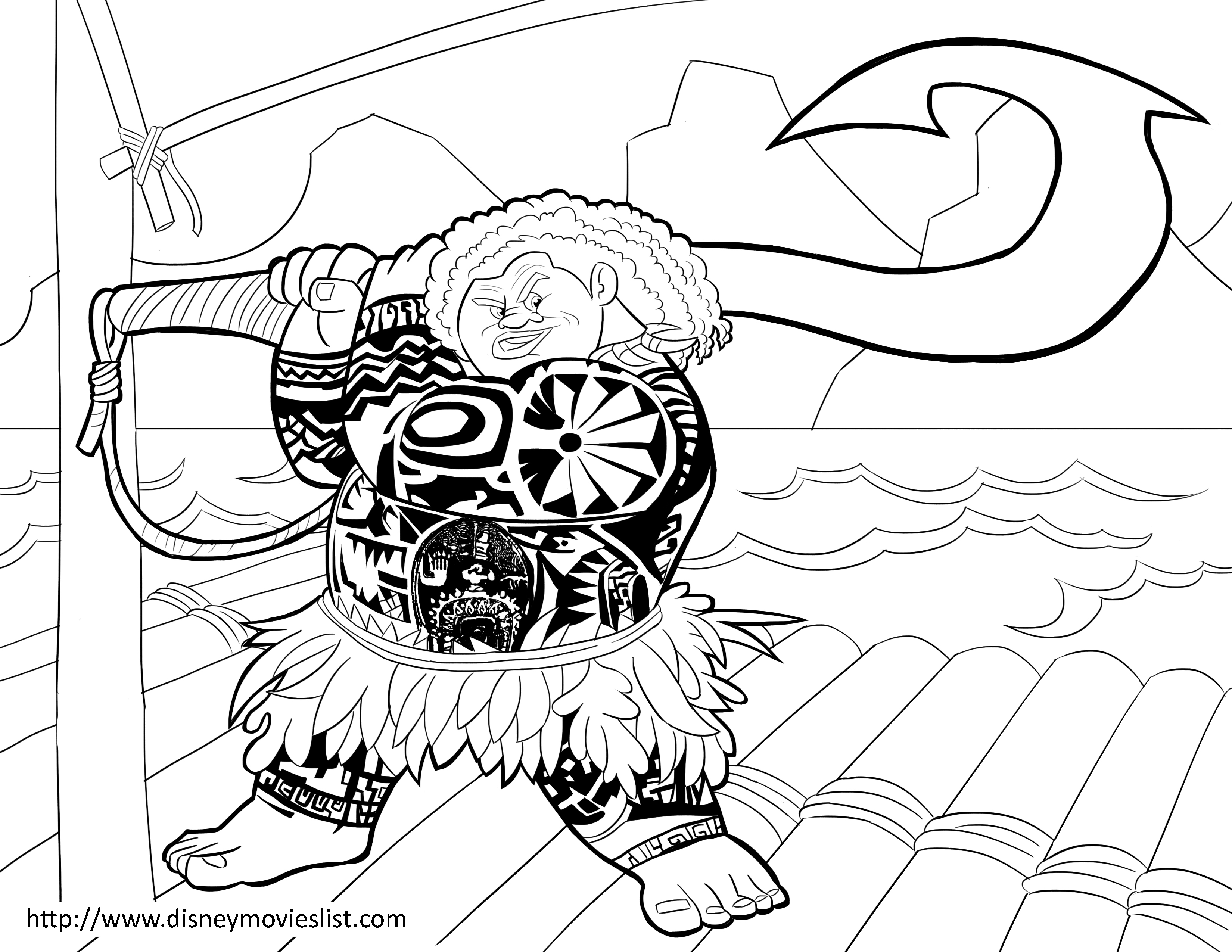3300x2550 Moana Coloring Pages Free Printable Moana Pdf Coloring Sheets