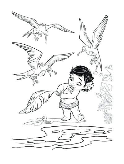 400x529 Moana Coloring Pages Pdf And Coloring Pages Updated 733
