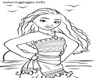300x250 Moana Coloring Pages For Kids Moana Printables Moana