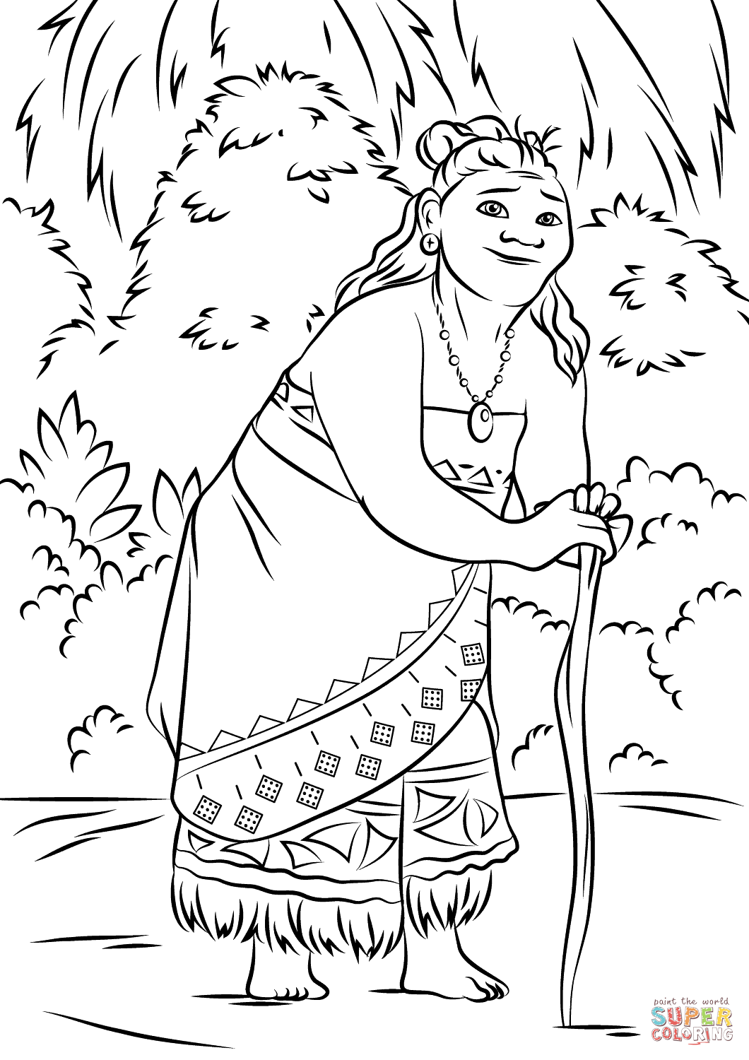 1060x1500 Moana Coloring Pages 401566