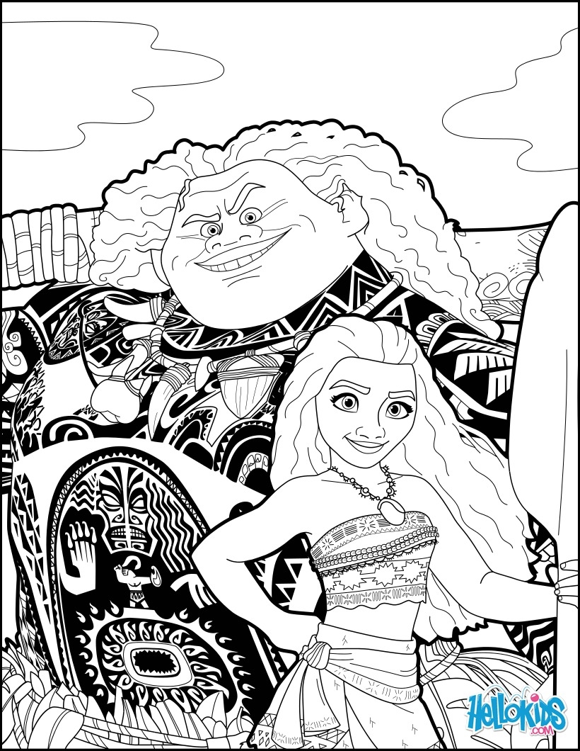 820x1060 Coloring Pagesfo Moana Princess Printable Coloring Pages Book