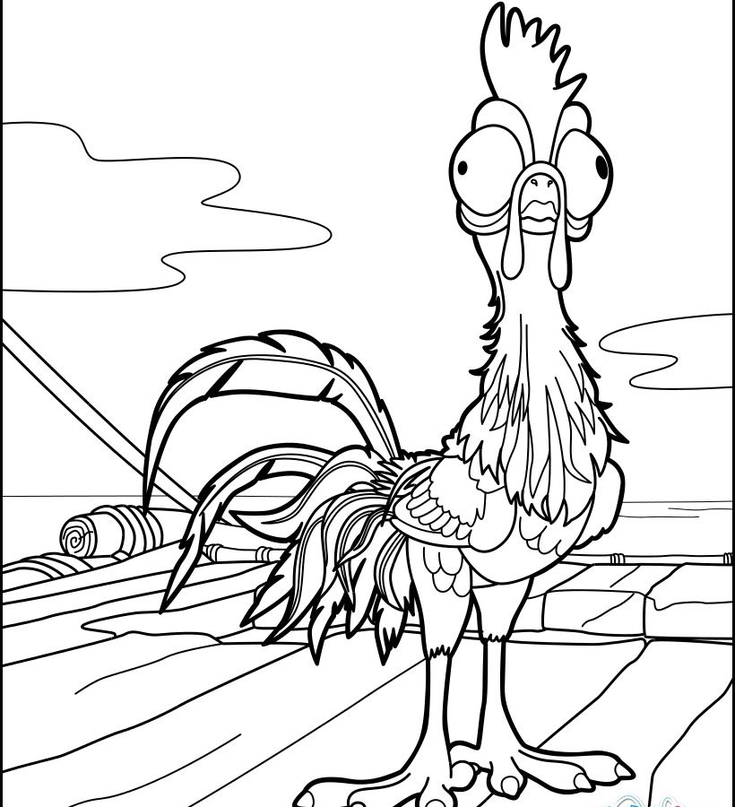 820x900 Moana Coloring Pages Free Printable For Adults Cartoons Disney Te