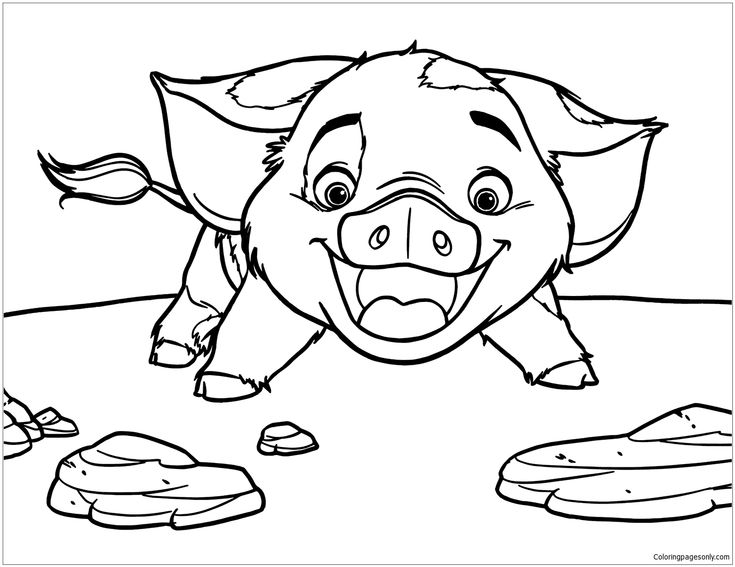 735x567 Mejores 38 De Moana Coloring Pages En