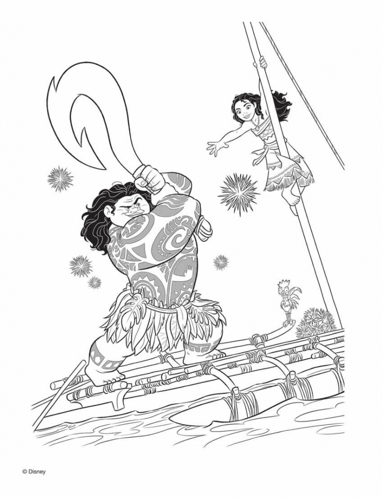 Moana Movie Coloring Pages