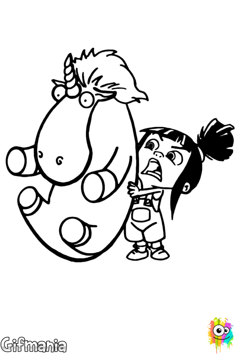 480x720 La Agnes Con Su Unicornio En Gru, Mi Villano Favorito 2