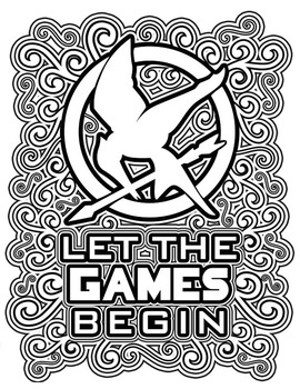 270x350 The Hunger Games Coloring Pages Book By Tracee Orman Tpt