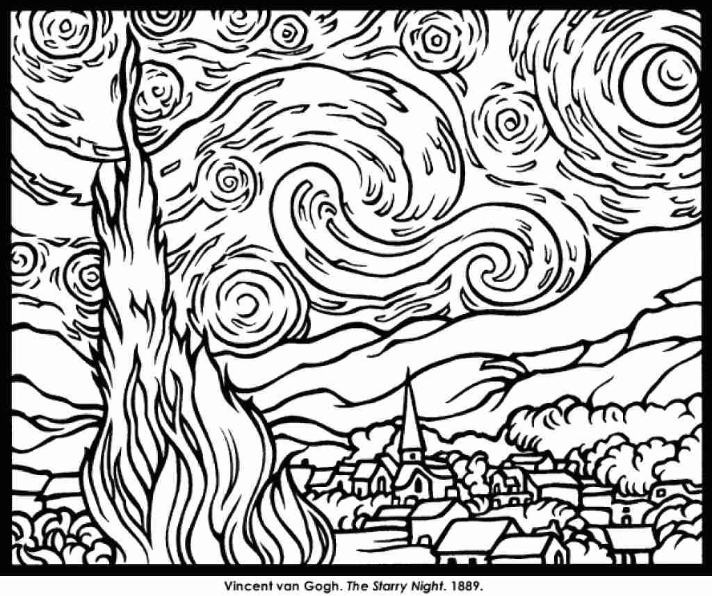 1024x858 Dorable Modern Art Coloring Pages Image Collection