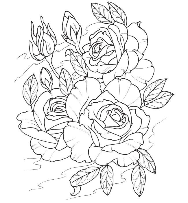 650x702 Coloring Pages Tattoo Designs Creative Haven Modern Tattoo Designs