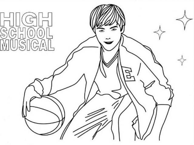 640x478 High School Musical Colouring Pages Modern High School Musical