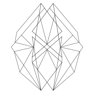 300x300 Abstract Geometric 1 Coloring Page