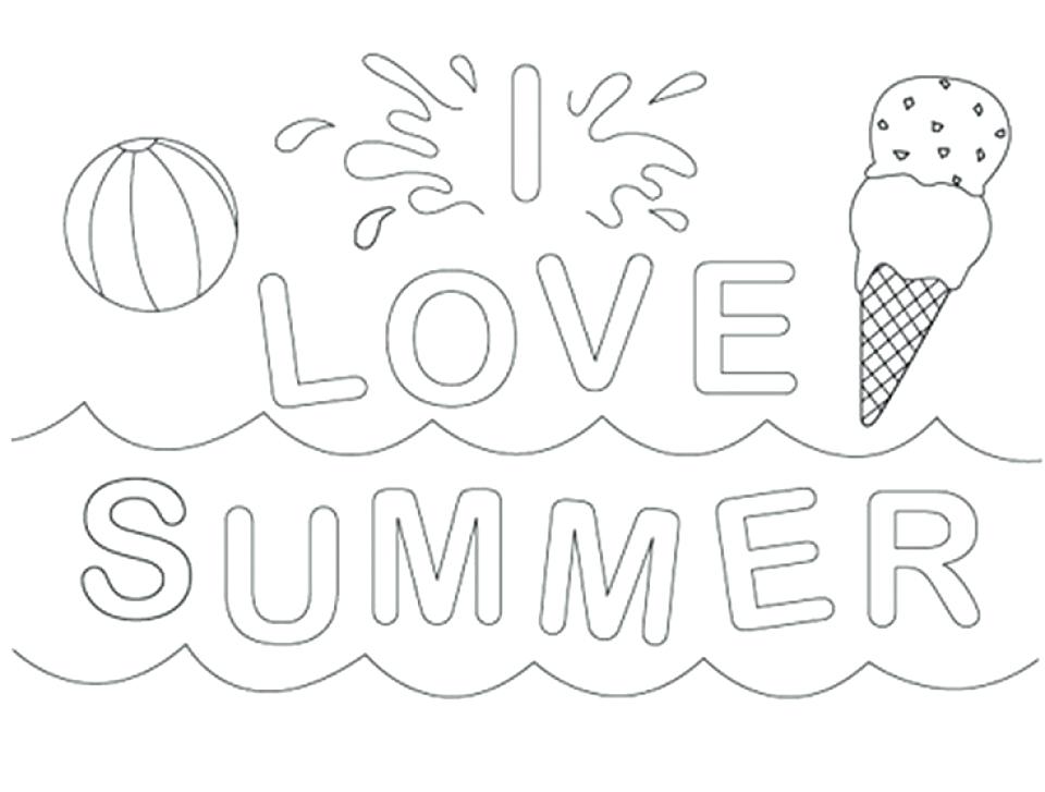 960x727 Summer Coloring Sheets Kids Summer Coloring Pages Modern Ideas