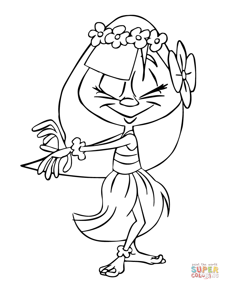 789x1000 Creative Inspiration Hawaii Coloring Pages Hawaiian Themed Free