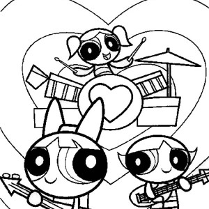 300x300 Mojo Jojo And Powerpuff Girls Coloring Page Mojo Jojo And