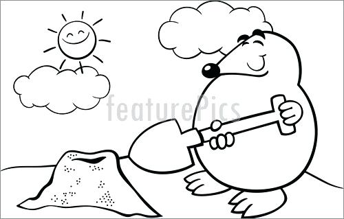 500x319 Mole Coloring Page Mole Cartoon Coloring Page Mole Coloring Pages