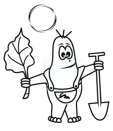 387x450 Mole Coloring Page Mole Digging Ground Coloring Pages Mole