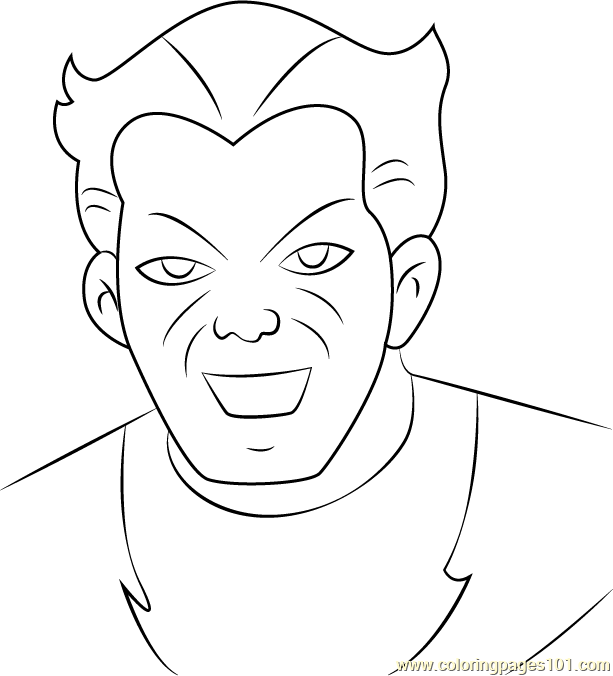 613x676 Molecule Man Coloring Page