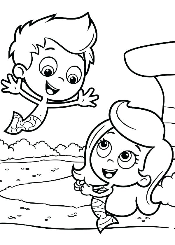 600x840 Bubble Guppies Coloring Page Free Bubble Guppies Coloring Pages