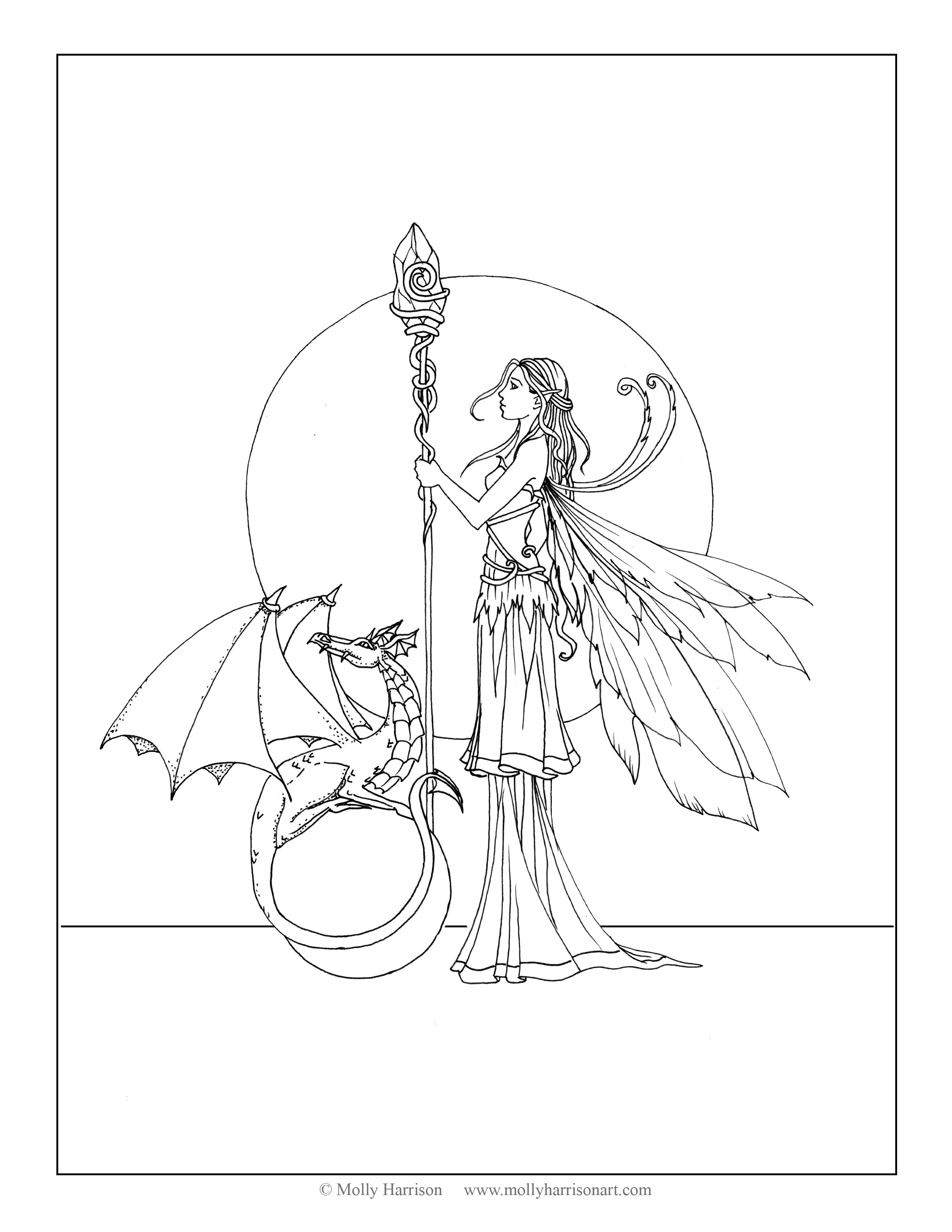 2550x3300 The Fairy Art Fantasy Art Of Molly Harrison Official Shop