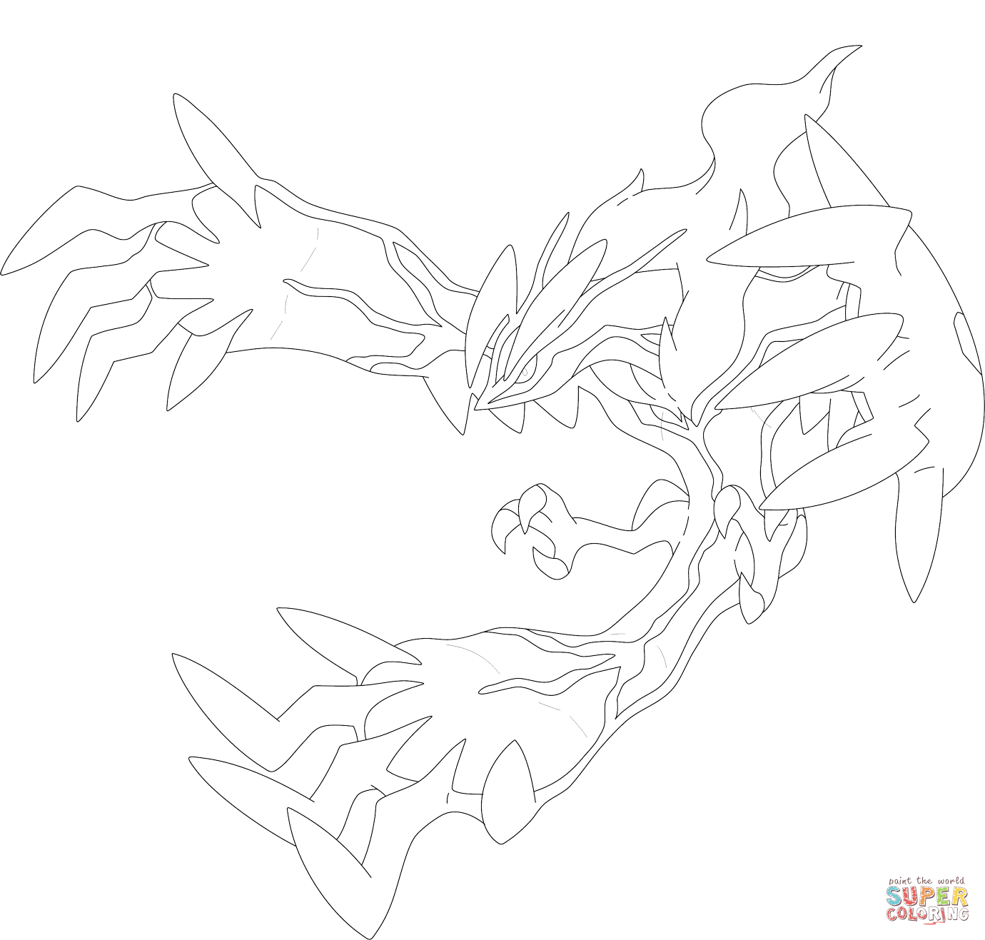 1380x1317 Pokemon Yveltal Coloring Pages Newyork