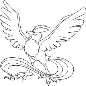 300x300 Articuno Coloring Pages