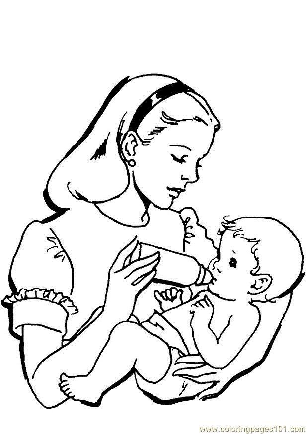 618x874 Baby Coloring Sheets For Kids