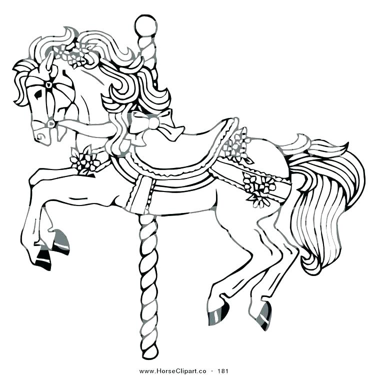 736x750 Horse Color Page