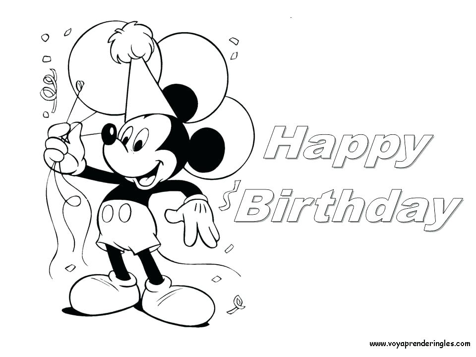 960x720 Color Pages For Mom Birthday Coloring Pages For Kids Free Happy