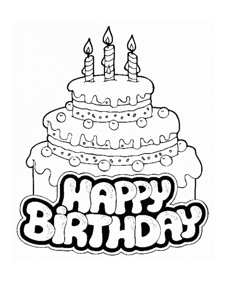792x1024 Color Pages For Mom Printable Happy Birthday Coloring Fun Page