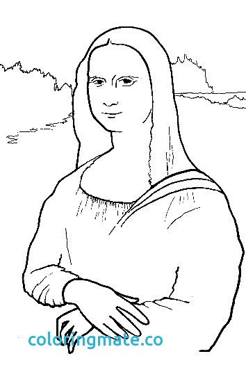 354x545 Mona Lisa Coloring Page Awesome Free Coloring Pages Of La Mona