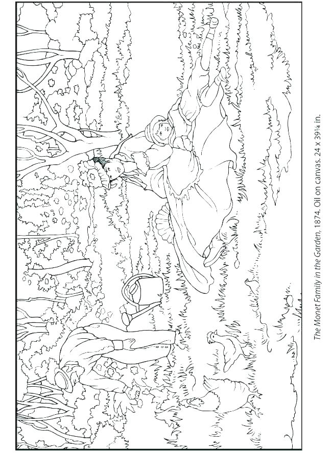 650x888 Monet Coloring Book And Coloring Pages Best Images About Coloring