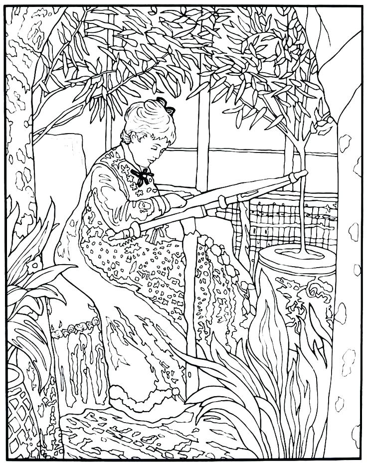 736x933 Claude Monet Coloring Pages Coloring Pages Images 9 Images Tableau