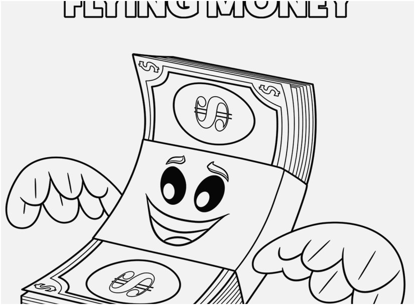 827x609 Emoji Coloring Pages Shoot The Emoji Movie Flying Money Coloring