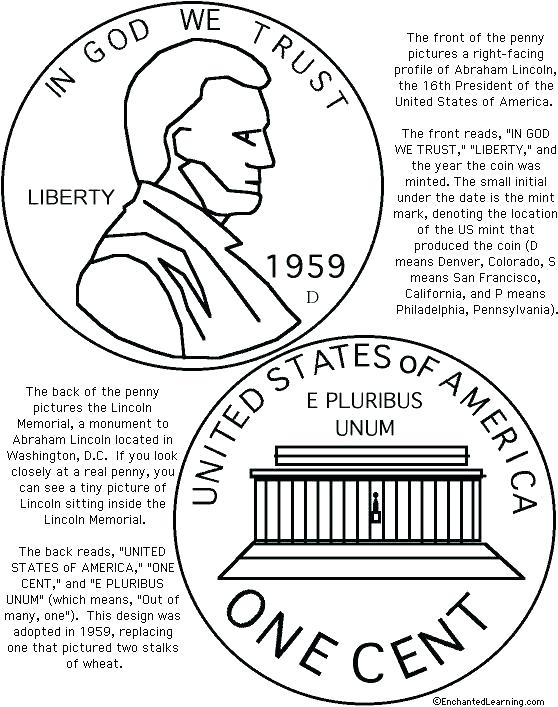 558x707 Coin Coloring Page