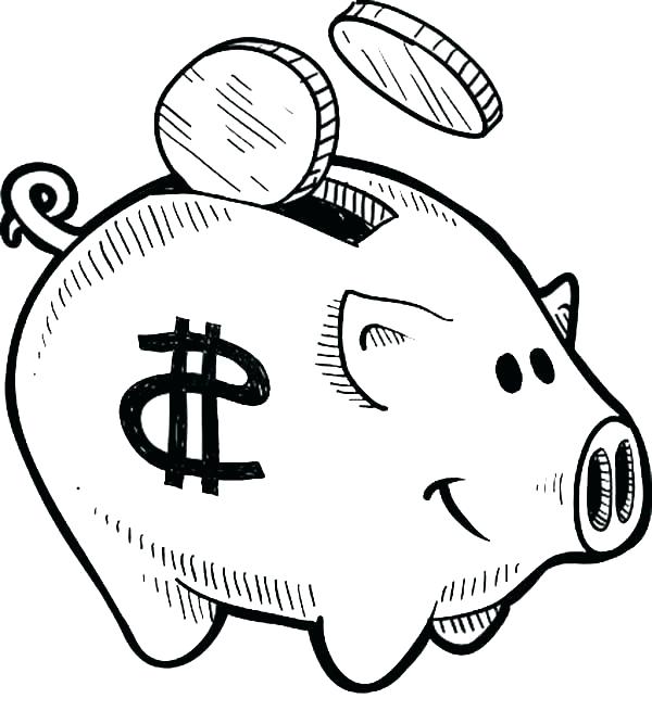 600x667 Money Coloring Pages Page Color With Regard To Decorations 19