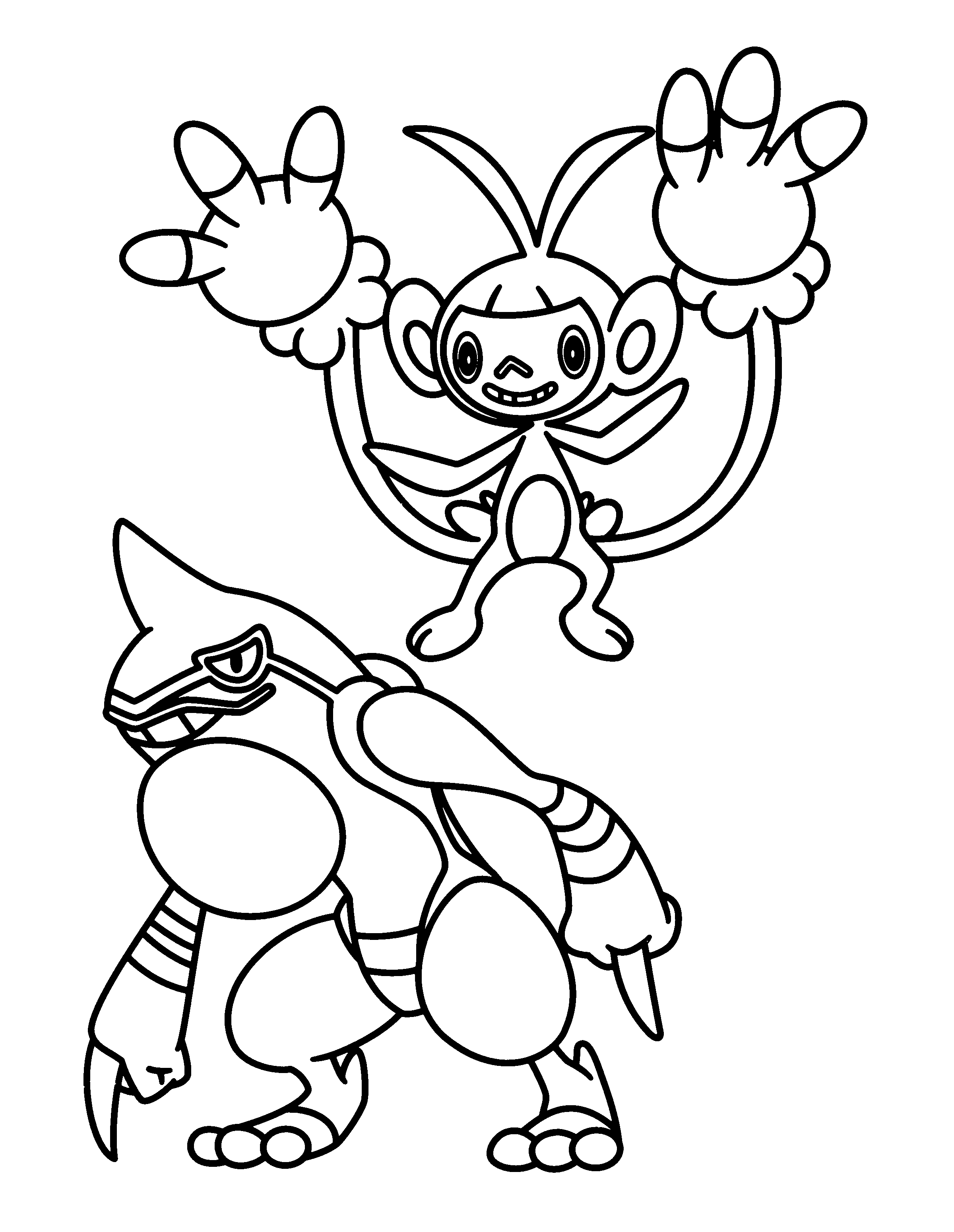 2400x3100 Coloring Page Tv Series Coloring Page Pokemon Diamond Pearl