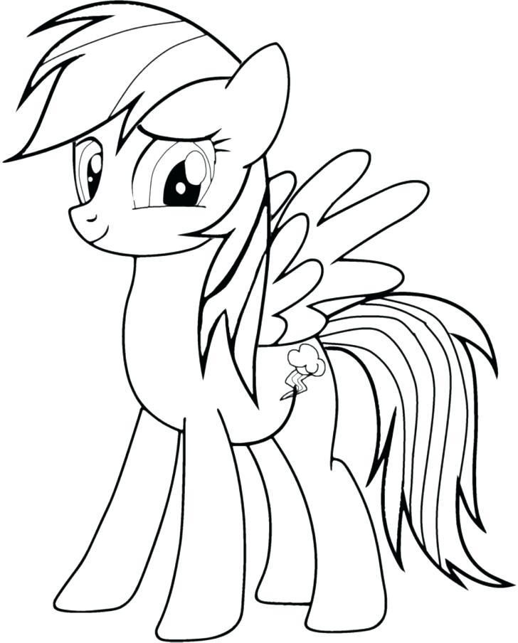 728x904 Rainbow Dash Coloring Page Medium Size Of Rainbow Dash Coloring