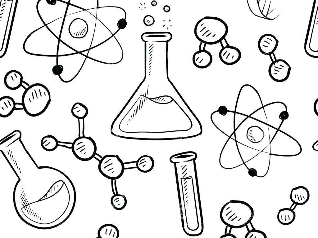 1024x768 Chemistry Coloring Page