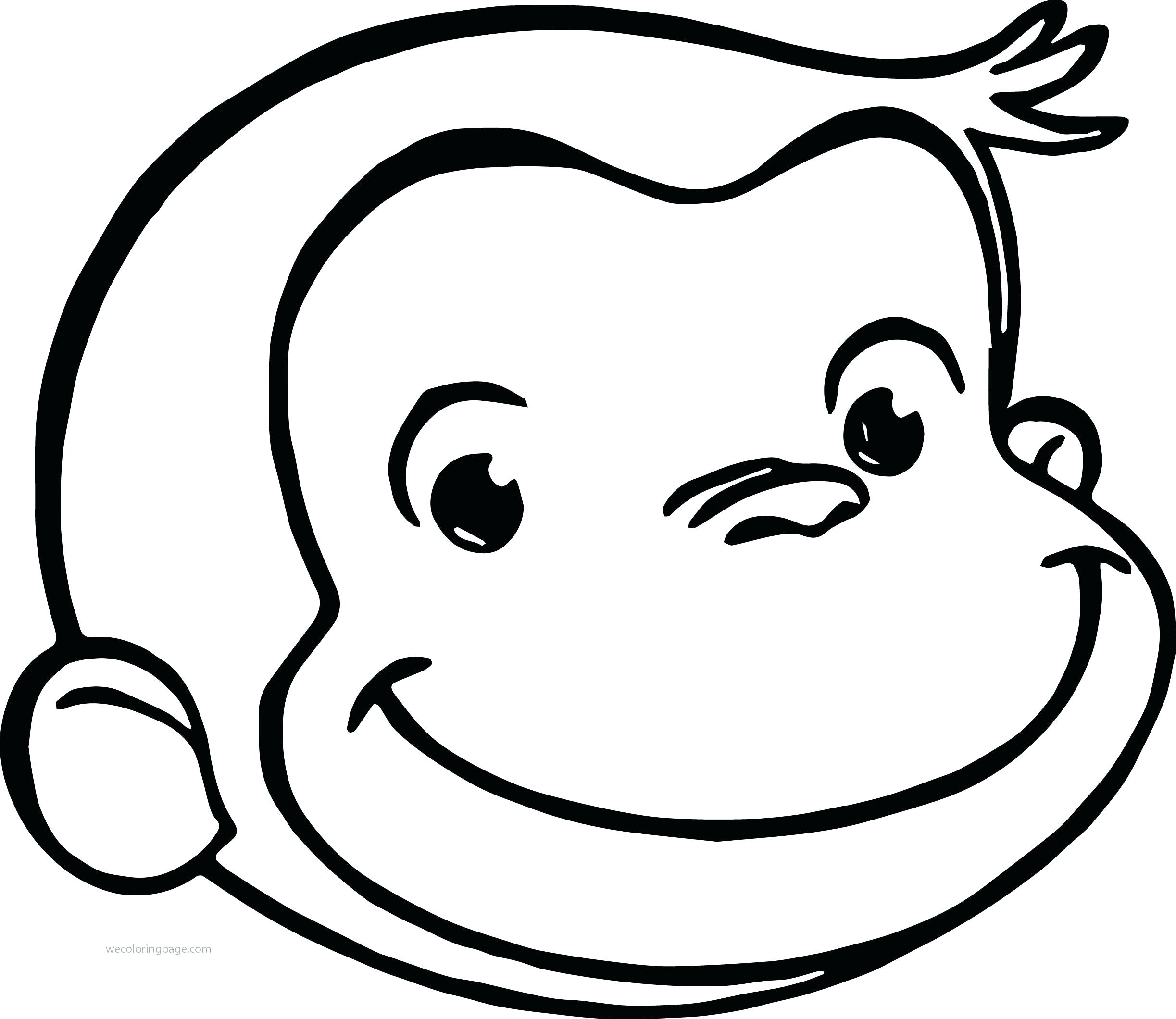 2446x2120 Coloring Page ~ Happy Face Coloring Page Monkey Smile Scary