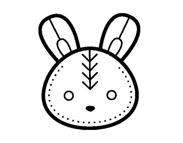 600x470 Bunny Face Coloring Page Bunny Face Coloring Page Monkey Face