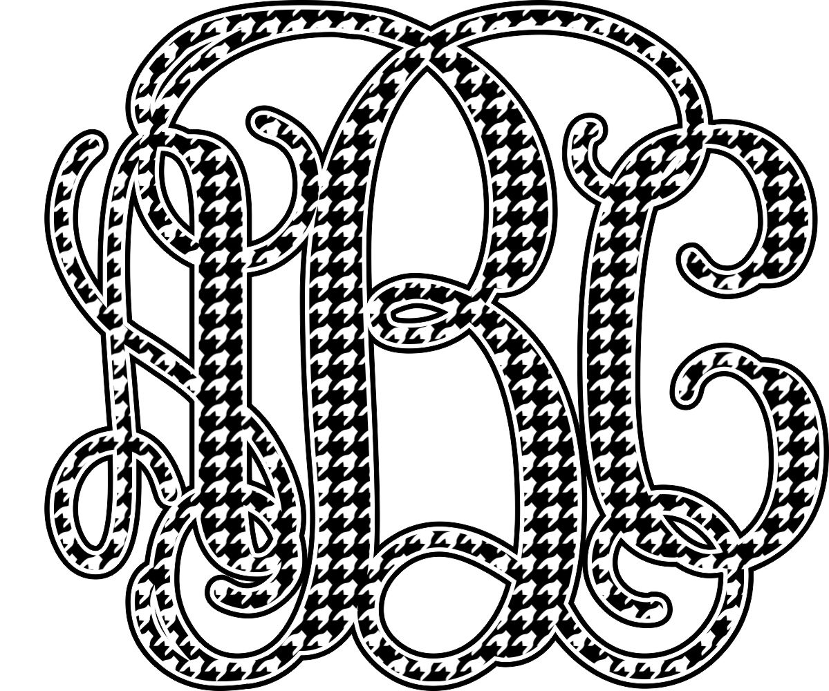 1199x1000 Monogram Coloring Pages Sketch Coloring Page